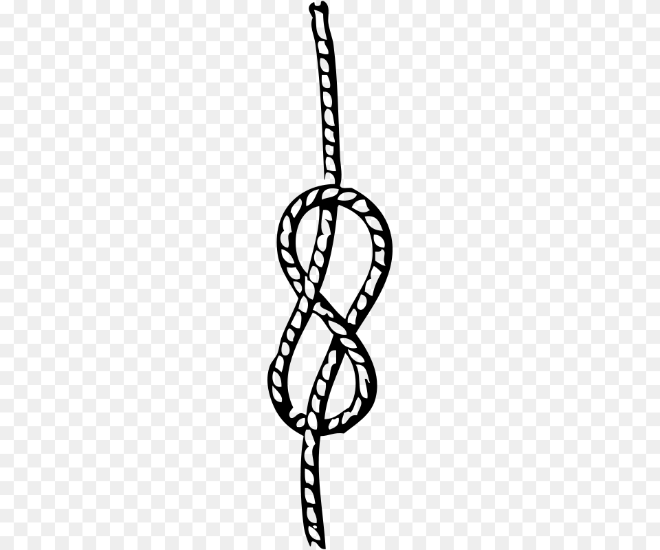 Rope Knot Cliparts, Gray Png Image