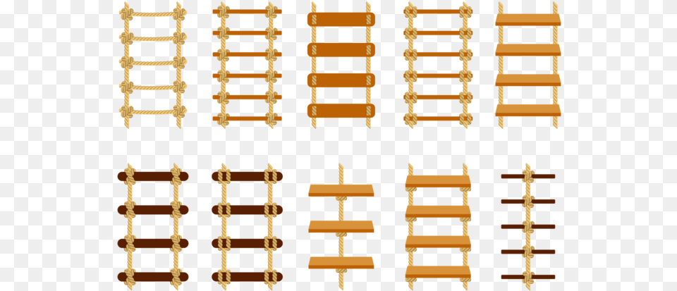 Rope Ladder Vector Rescue Ladder Transparent Background, Chair, Furniture, Accessories, Earring Free Png Download