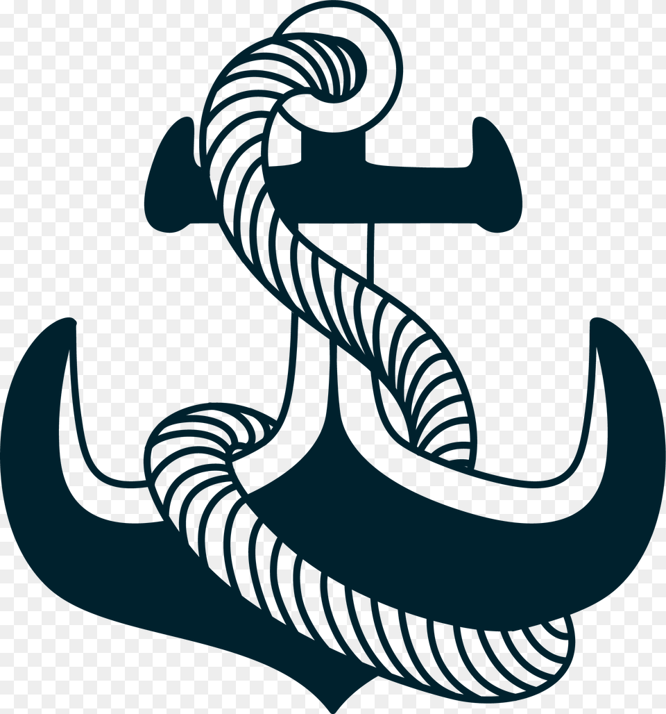 Rope Royalty Anchor Clip Art Clip Art, Electronics, Hardware, Hook, Smoke Pipe Free Png Download