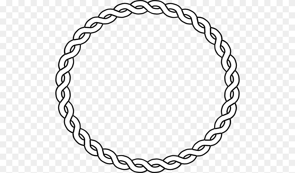 Rope Seal Border Clip Art, Oval, Accessories, Bracelet, Jewelry Png Image