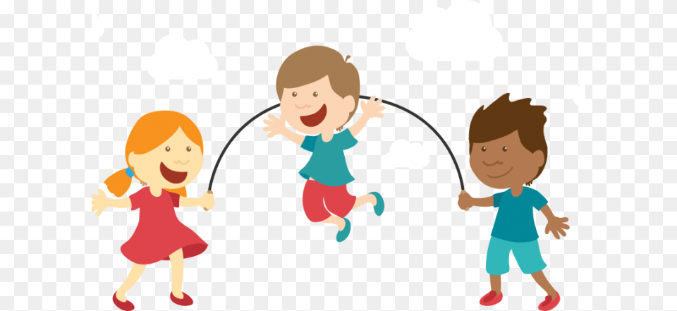 Rope Skipping In Cartoon Clipart Skipping Rope Cartoon, Baby, Person, Face, Head Png Image