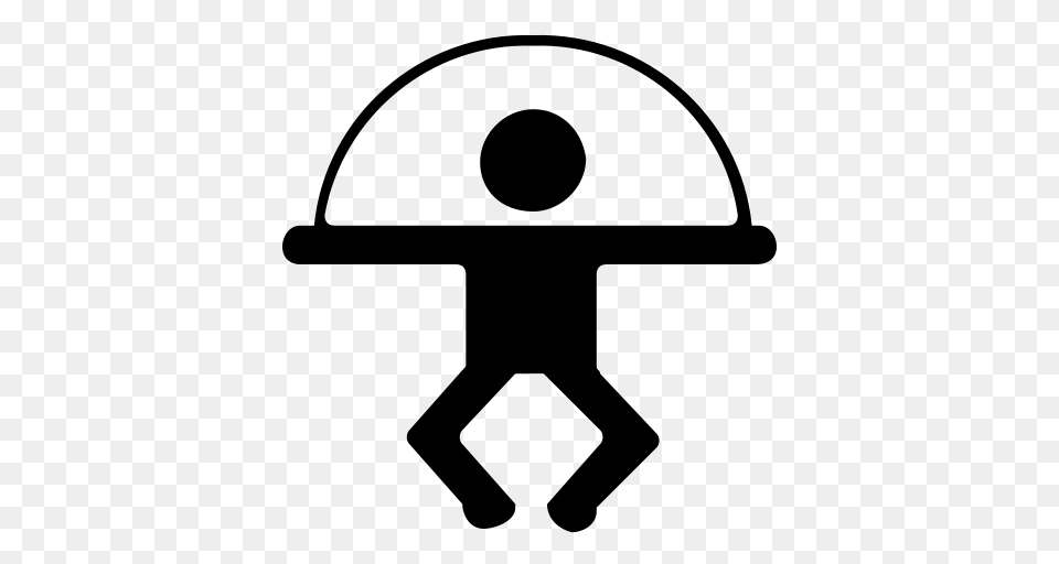 Rope Skipping Sports Jumping Icon With And Vector Format, Gray Png