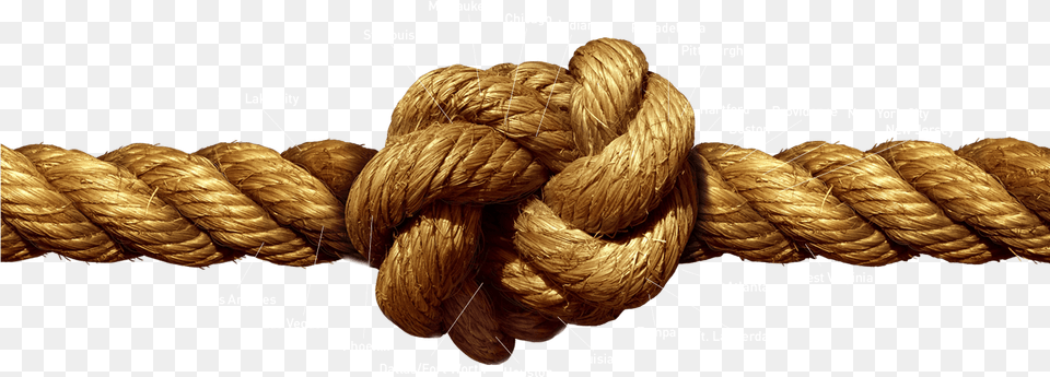 Rope Tied Together Rope With Knot Free Transparent Png