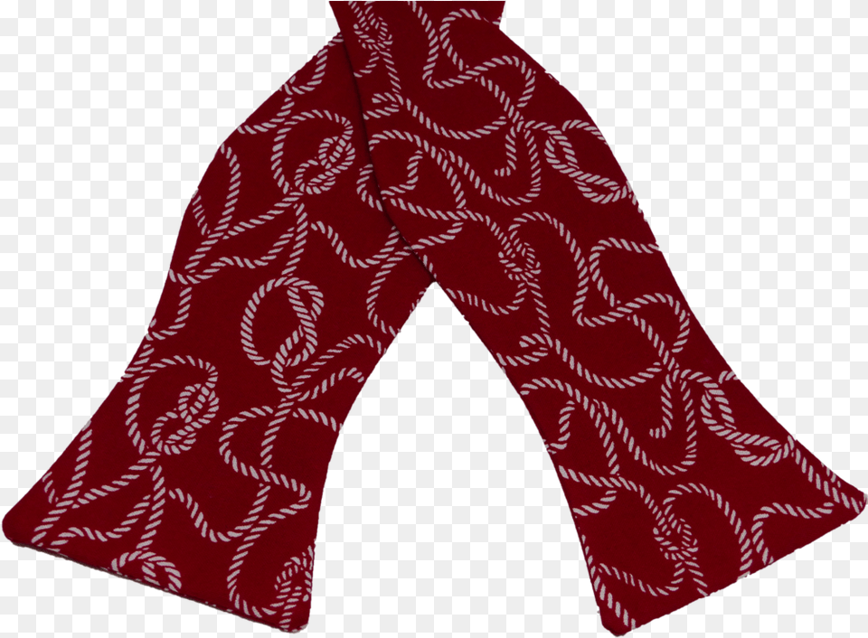 Ropes Red Flat Pattern, Clothing, Scarf, Stole, Flag Png Image
