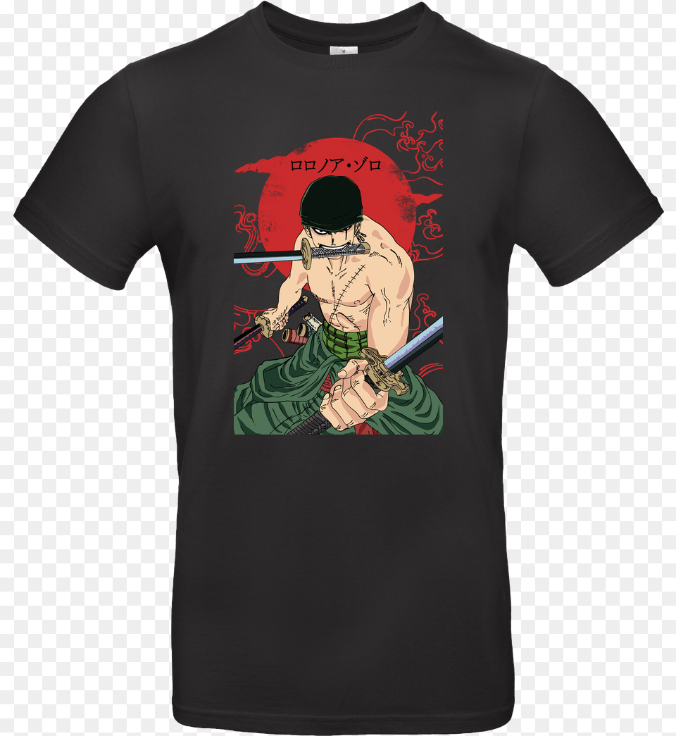 Roronoa Zoro, T-shirt, Clothing, Person, Man Png Image