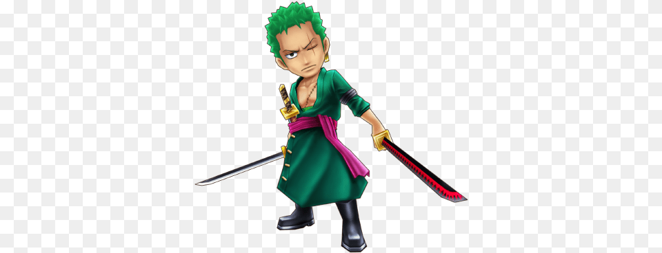 Roronoa Zoro Cartoon, Baby, Person, Sword, Weapon Png