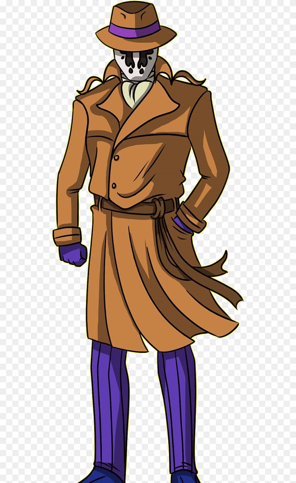 Rorschach Illustration, Clothing, Coat, Adult, Person Free Transparent Png