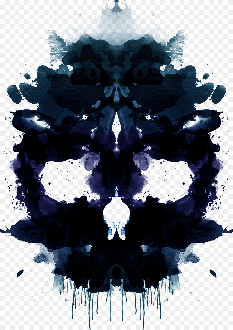 Rorschach Skull, Pattern, Accessories, Art, Ct Scan Free Png