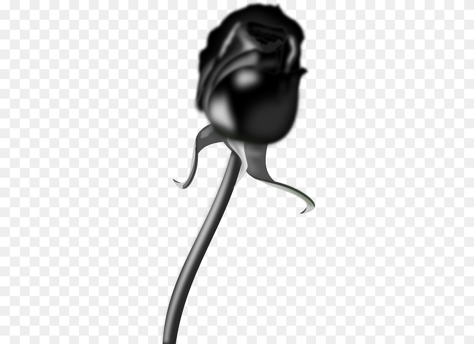 Rosa Negra Svg Clip Arts Animated Black Rose, Flower, Plant, Appliance, Blow Dryer Png Image