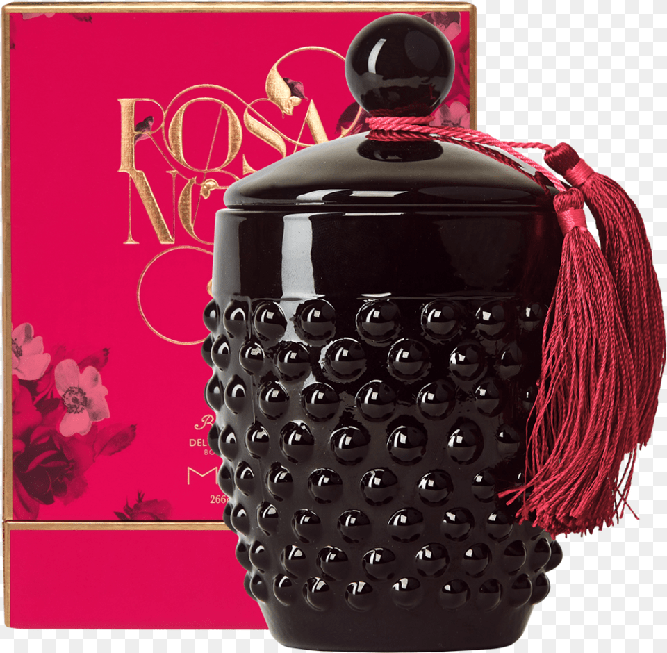 Rosa Noir Deluxe Soy Candle Group Water Bottle, Jar, Pottery, Adult, Female Free Png Download