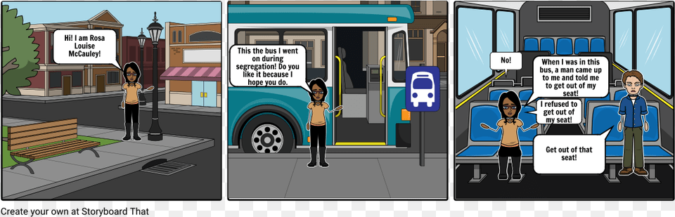 Rosa Parks, Book, Bus Stop, Comics, Publication Png