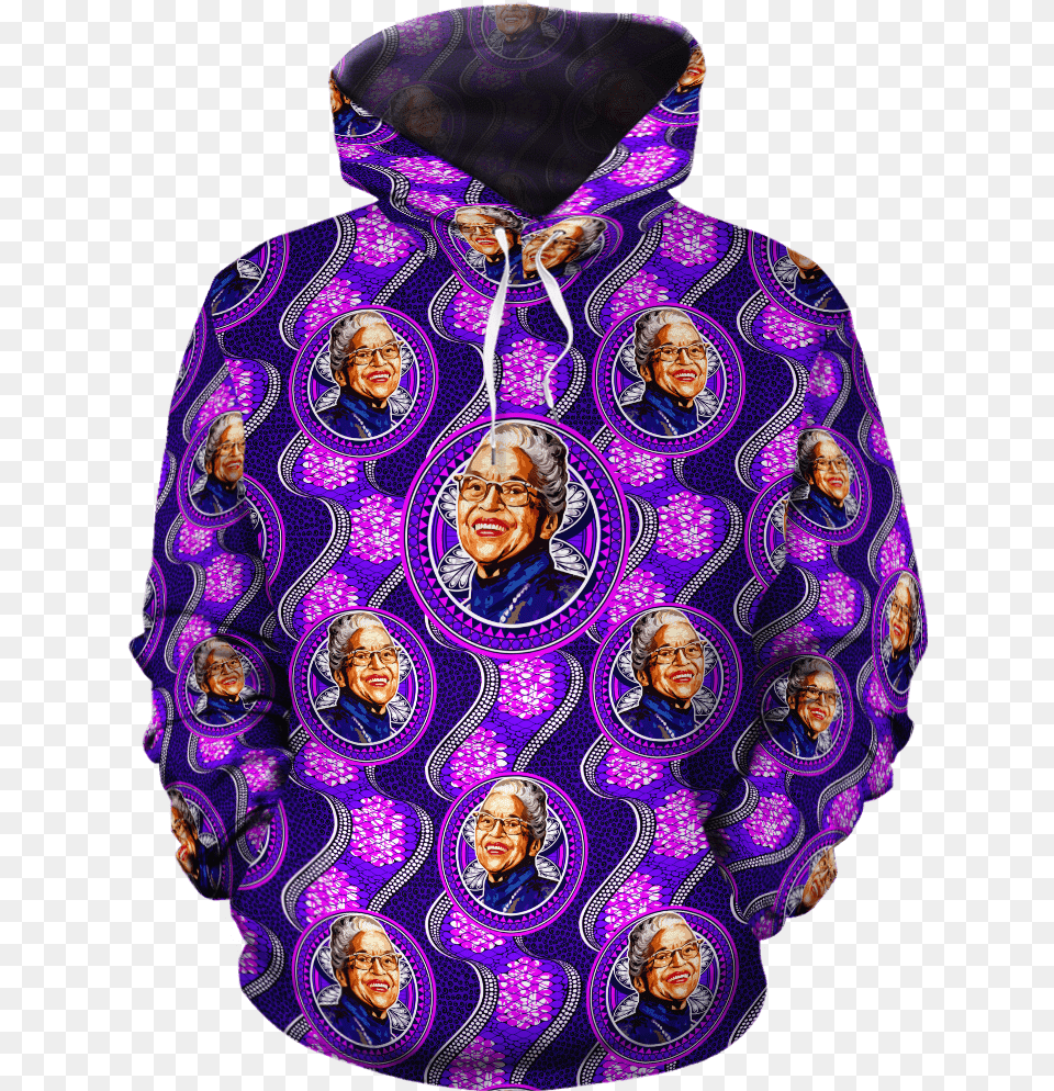 Rosa Parks Fabric All Over Hoodie, Knitwear, Clothing, Coat, Sweatshirt Free Png Download