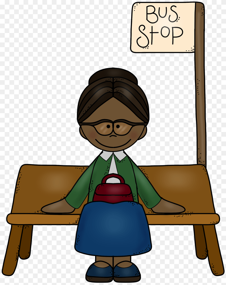 Rosa Parks Maestra Muro, Baby, Person, Bus Stop, Outdoors Free Transparent Png