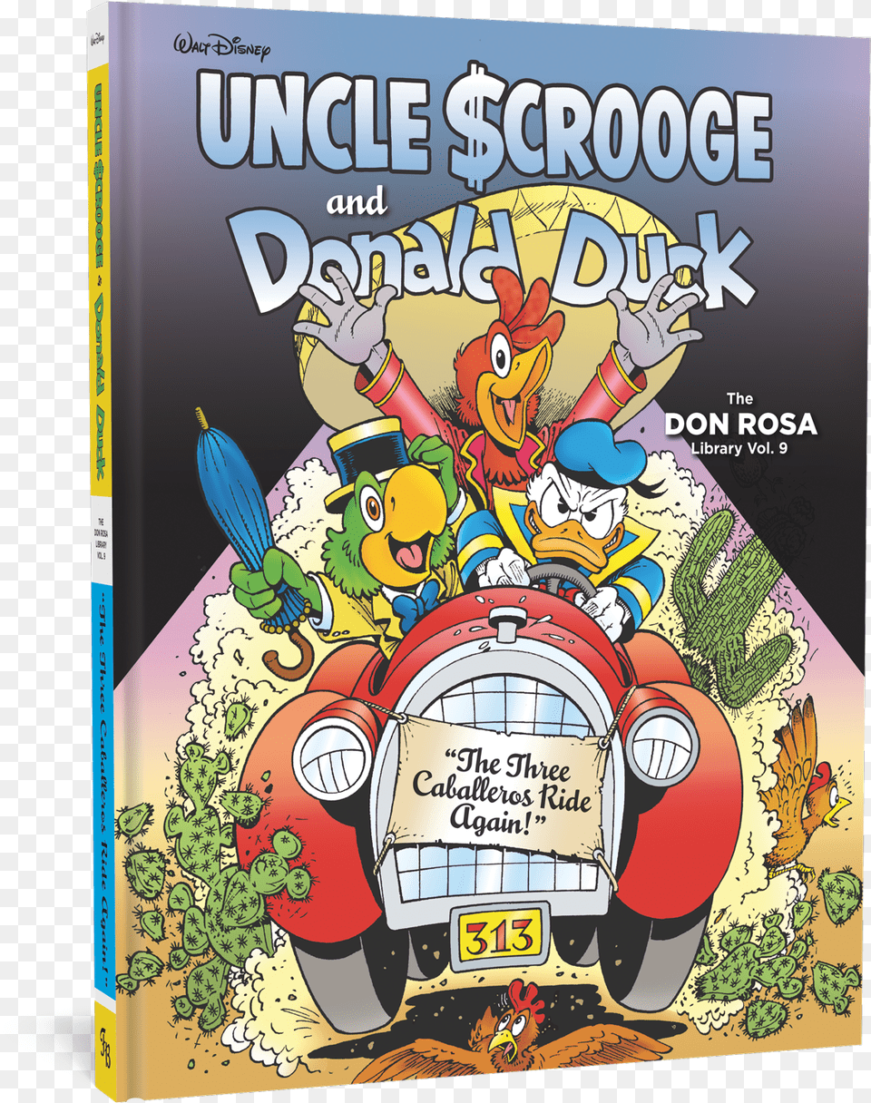Rosa Three Caballeros Donald Duck Don Rosa, Book, Comics, Publication, Baby Png Image
