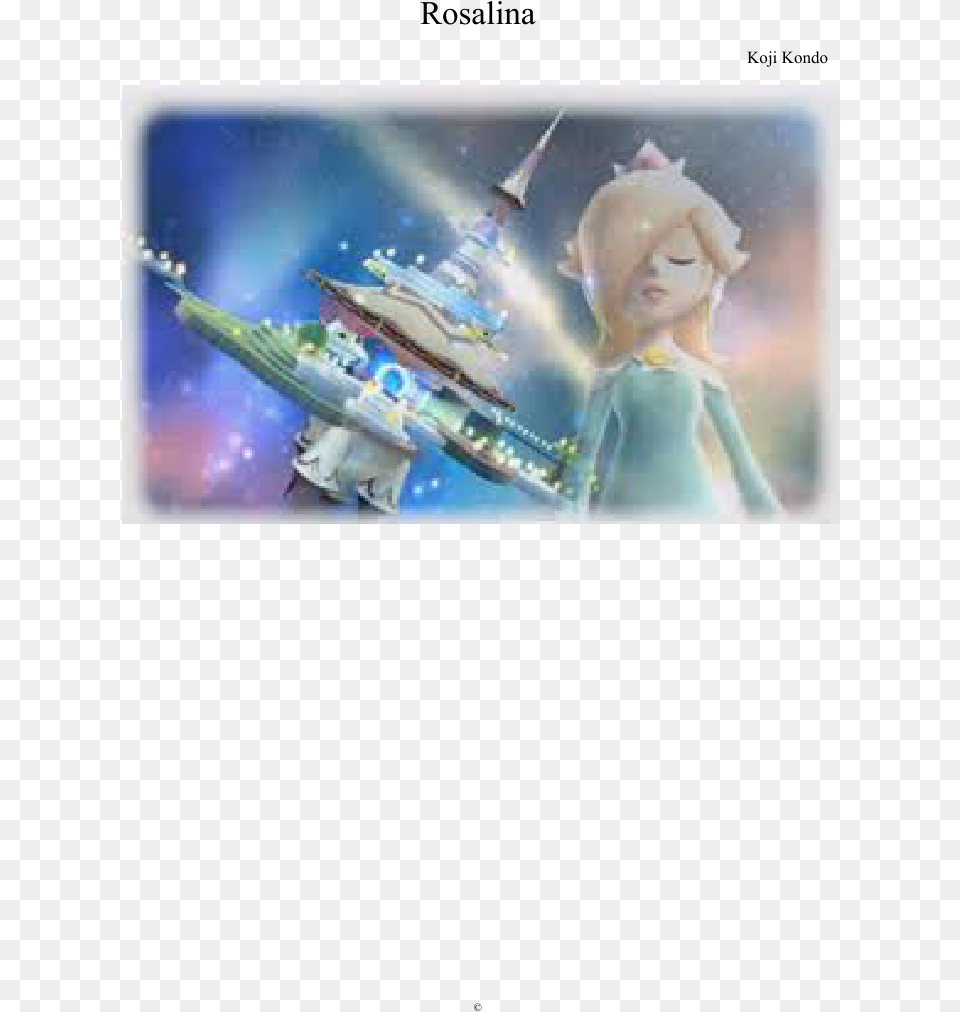 Rosalina In The Observatory Missile, Person, Face, Head, Art Free Png