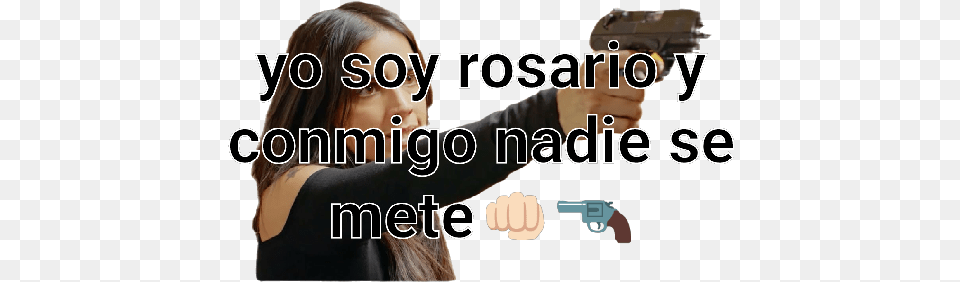 Rosario Tijeras2 Revolver, Weapon, Firearm, Gun, Handgun Png Image