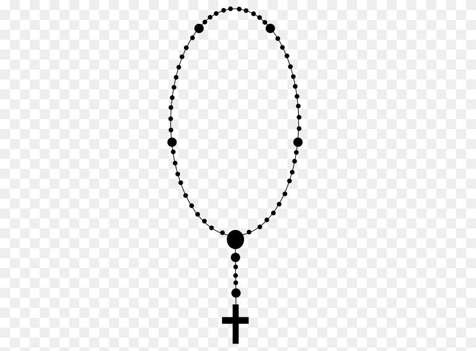 Rosary, Gray Png
