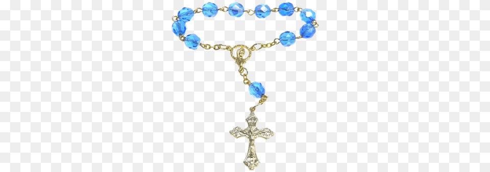 Rosary Blue Rosary Beads, Accessories, Cross, Symbol, Gemstone Free Transparent Png