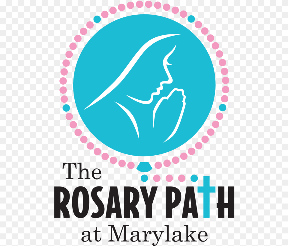 Rosary Path Logo Ol Rosary Blue Design, Advertisement, Poster, Outdoors, Nature Free Transparent Png