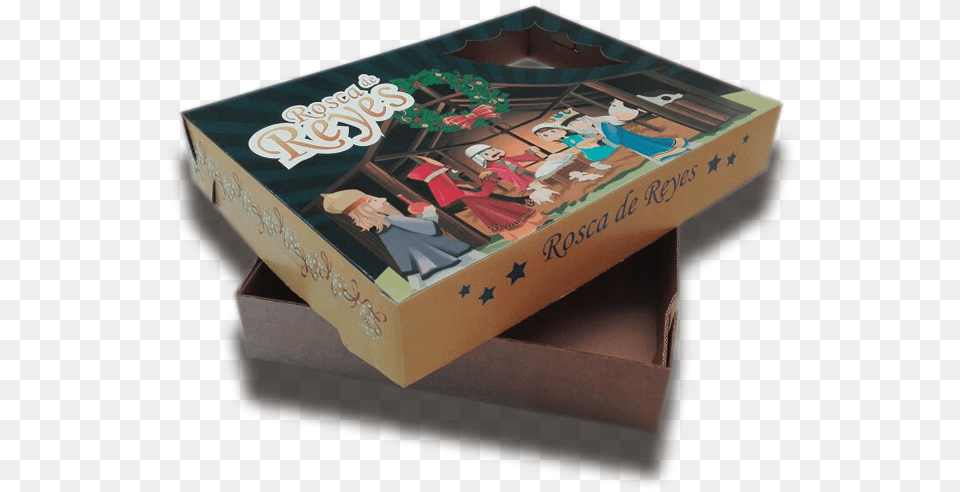 Rosca De Reyes Box, Book, Publication, Cardboard, Carton Png