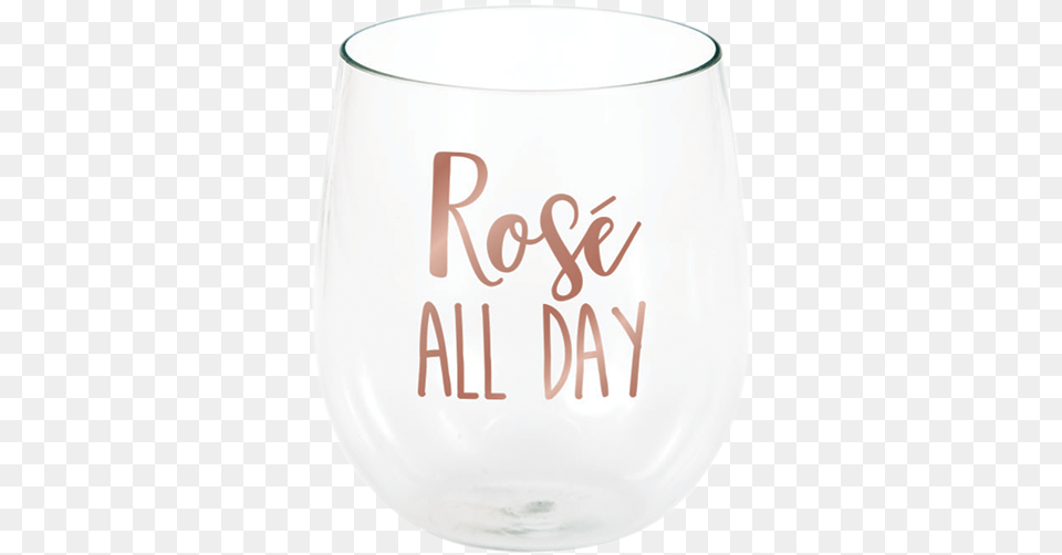 Rose All Day Stemless Wine Glass Rose All Day Wine Glass, Alcohol, Beverage, Liquor, Wine Glass Png