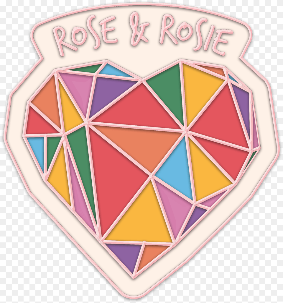Rose And Rosie Heart, Badge, Logo, Symbol Free Png