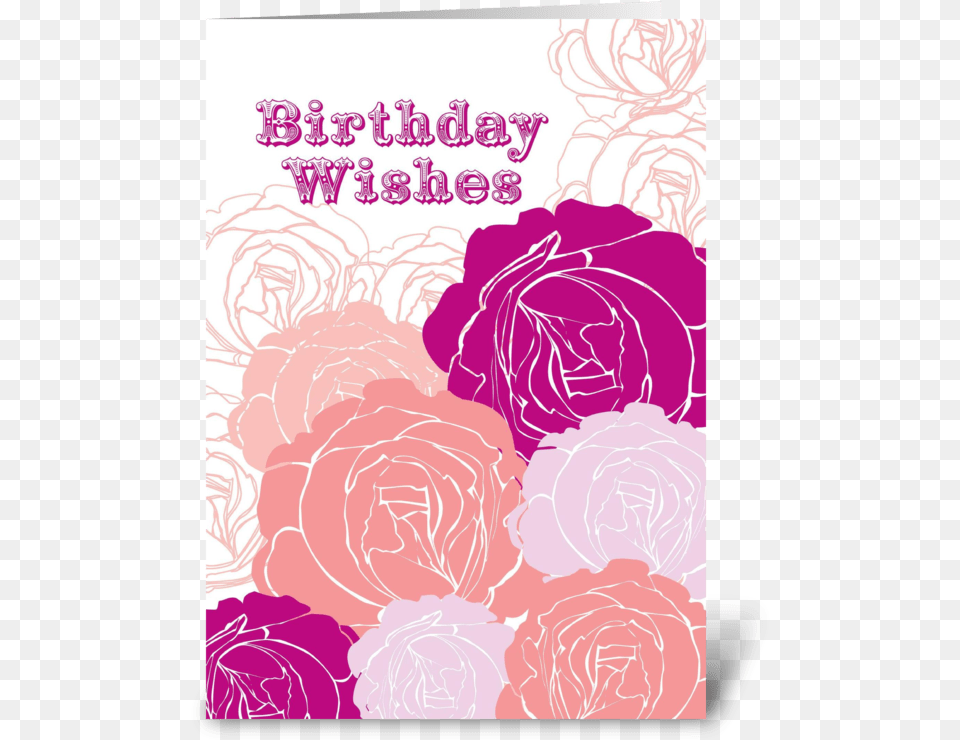 Rose Birthday Wishes Greeting Card Greeting Card, Art, Plant, Pattern, Graphics Free Transparent Png