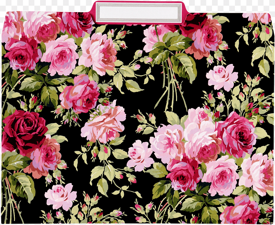 Rose Black File Folders Anna Griffin Grace Fabric, Art, Pattern, Floral Design, Graphics Free Png