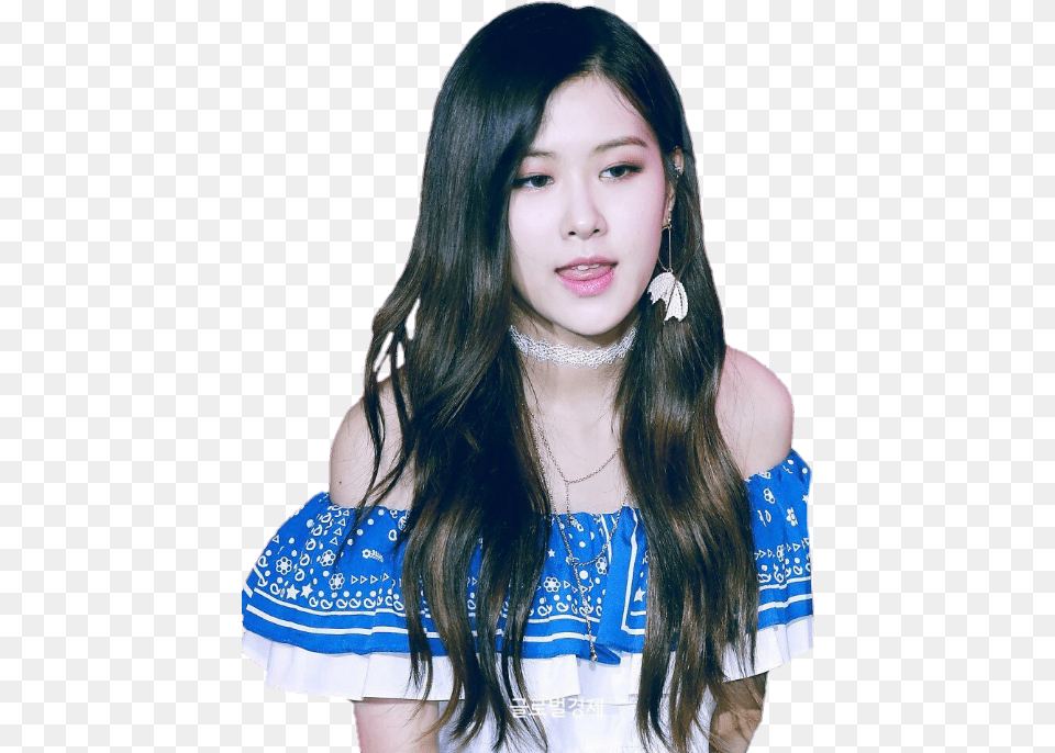 Rose Blackpink And Idol Ros, Face, Head, Person, Teen Png Image