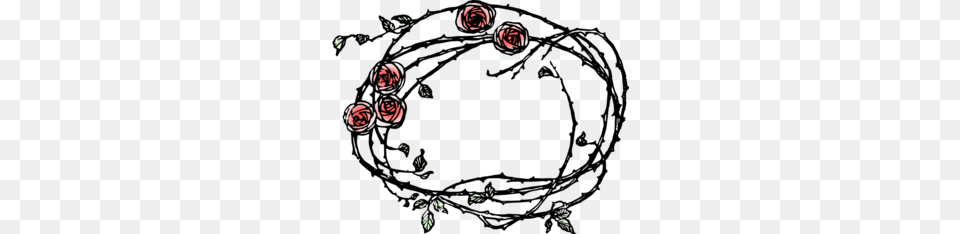Rose Border Clip Art Free, Flower, Plant, Floral Design, Graphics Png Image