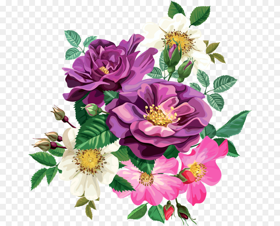 Rose Bouquet Clipart Background Flower, Anemone, Plant, Pattern, Graphics Free Transparent Png