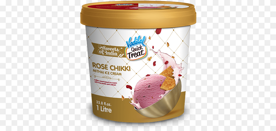 Rose Chikki Gulab Jamun Flavor Ice Cream, Dessert, Food, Ice Cream, Frozen Yogurt Free Png