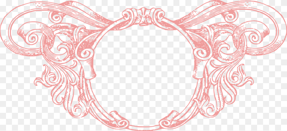 Rose Circle Vintage Frame, Pattern, Oval Free Png