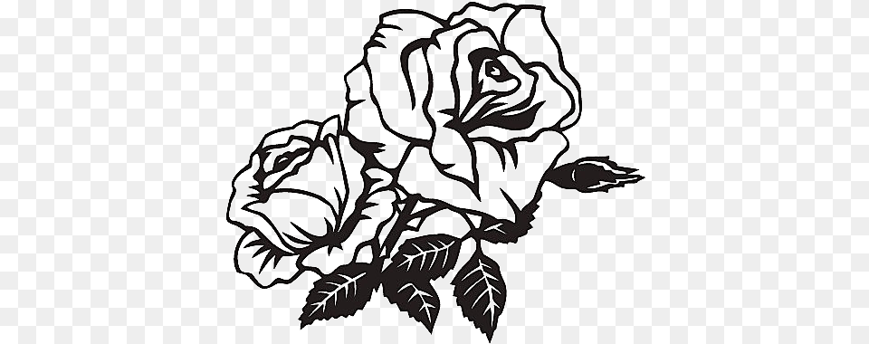 Rose Clip Art Black And White Rose, Drawing, Leaf, Plant, Baby Free Transparent Png