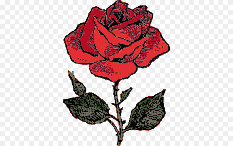 Rose Clip Art Vector, Flower, Plant, Leaf, Petal Free Png