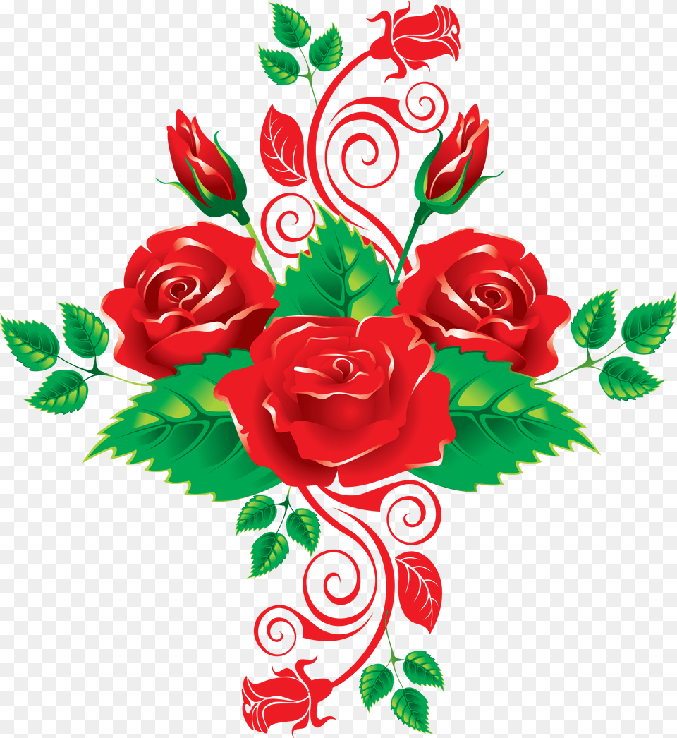 Rose Clip Art Rose Flower Vector, Floral Design, Graphics, Pattern, Plant Free Png Download