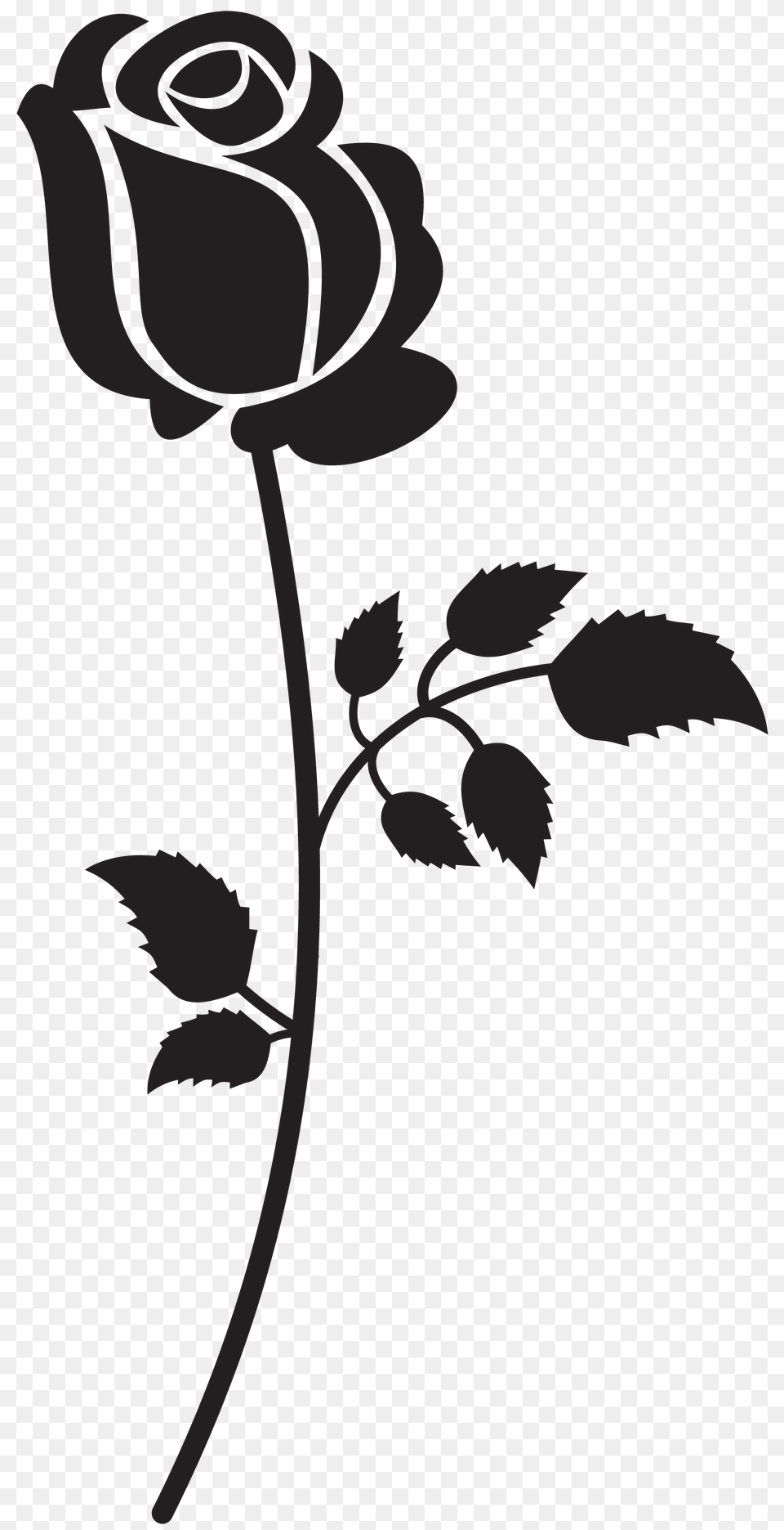 Rose Clip Art Silhouette, Cross, Symbol Free Png Download