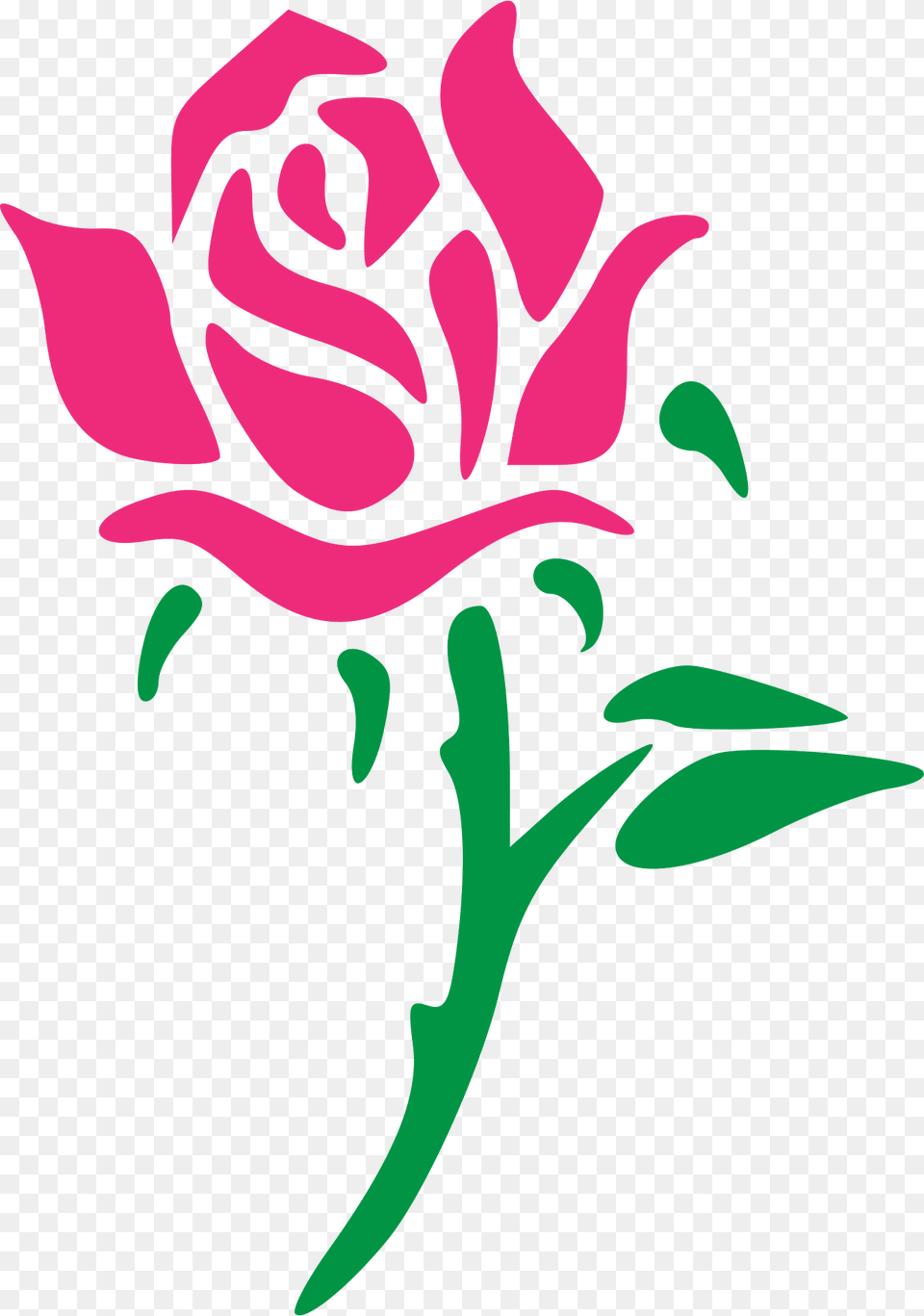 Rose Clipart, Flower, Plant, Green Png Image