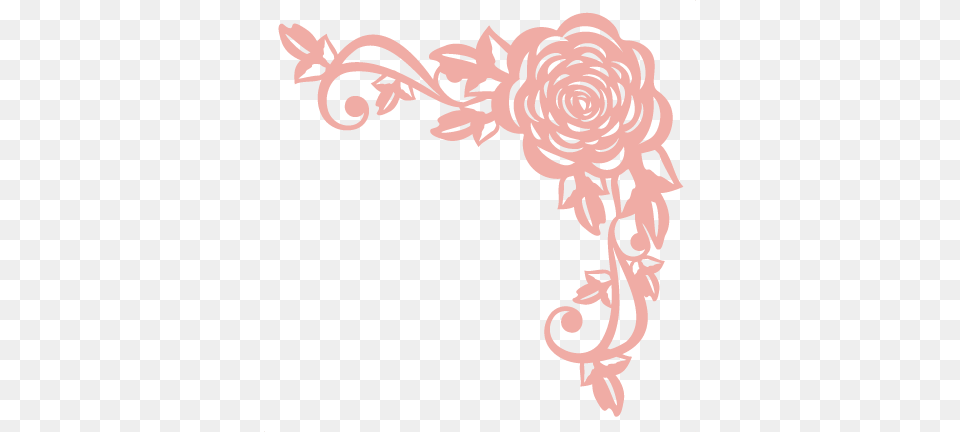 Rose Corner Flourish Scrapbook Cute Clipart, Art, Floral Design, Graphics, Pattern Free Transparent Png