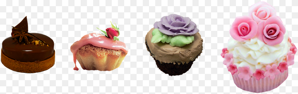 Rose Cupcakes, Cake, Cream, Cupcake, Dessert Png