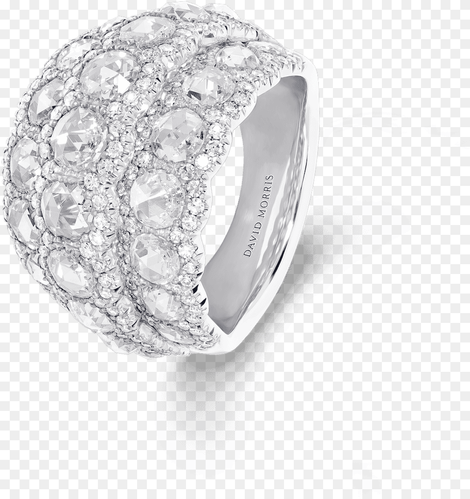 Rose Cut Three Row Raised Ring Solid, Accessories, Diamond, Gemstone, Jewelry Free Transparent Png