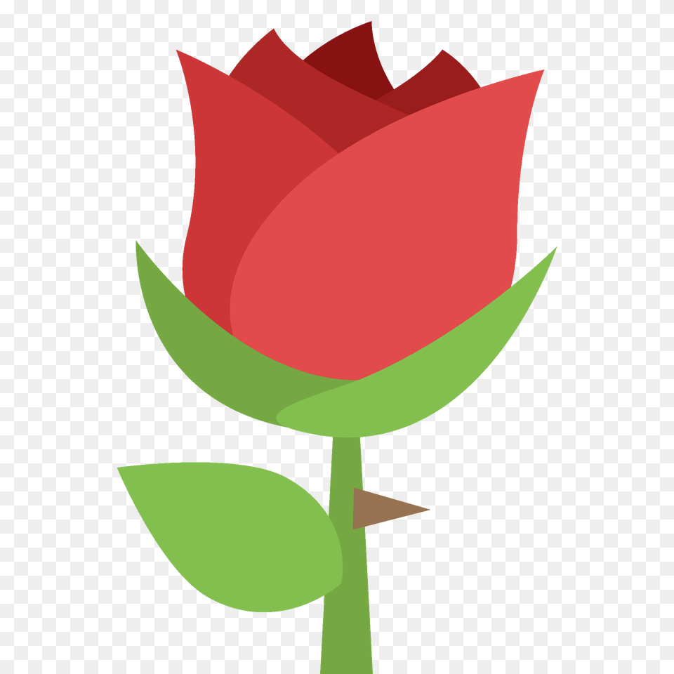 Rose Emoji Clipart, Flower, Plant, Animal, Fish Png Image
