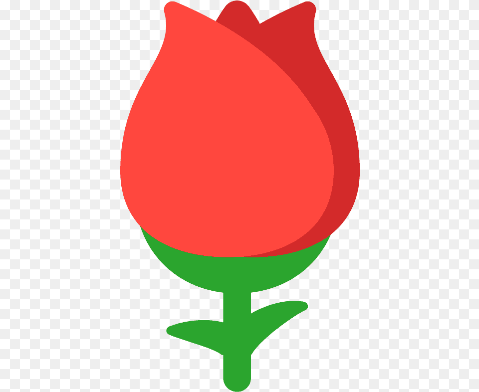 Rose Emoji Clipart Rosa Emoji, Flower, Petal, Plant, Tulip Png Image