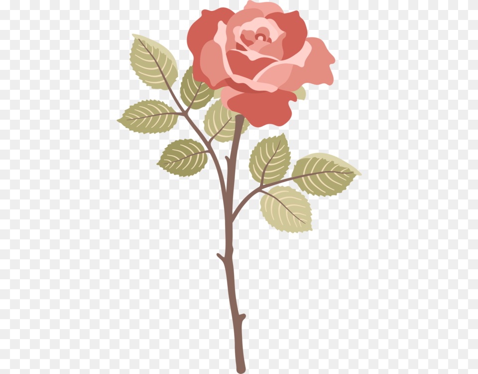 Rose Emoji Garden Roses Pink Whatsapp Iphone Artistic Rose, Flower, Plant, Pattern, Person Free Png Download