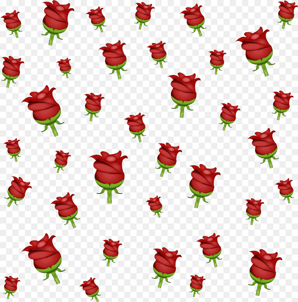 Rose Flower Background Emoji Red Rosas Emojis Rosas, Plant, Berry, Produce, Strawberry Free Png Download