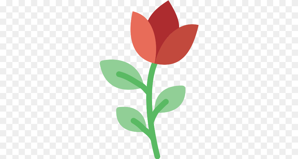 Rose Flower Icon Clip Art, Leaf, Petal, Plant, Tulip Free Png Download