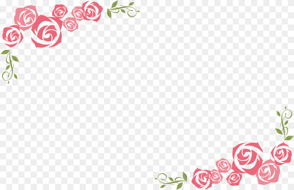 Rose Frame, Art, Floral Design, Graphics, Pattern Free Png