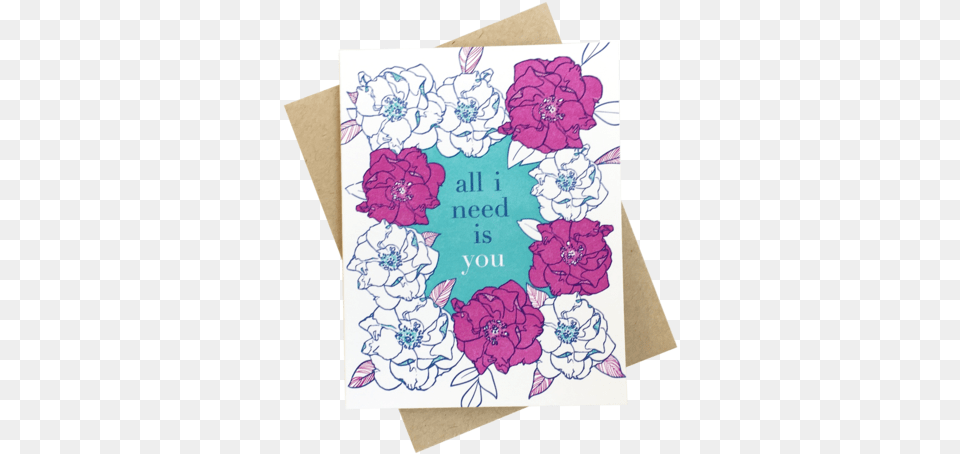 Rose Frame All I Need Card Greeting Card, Envelope, Greeting Card, Mail, Flower Free Png