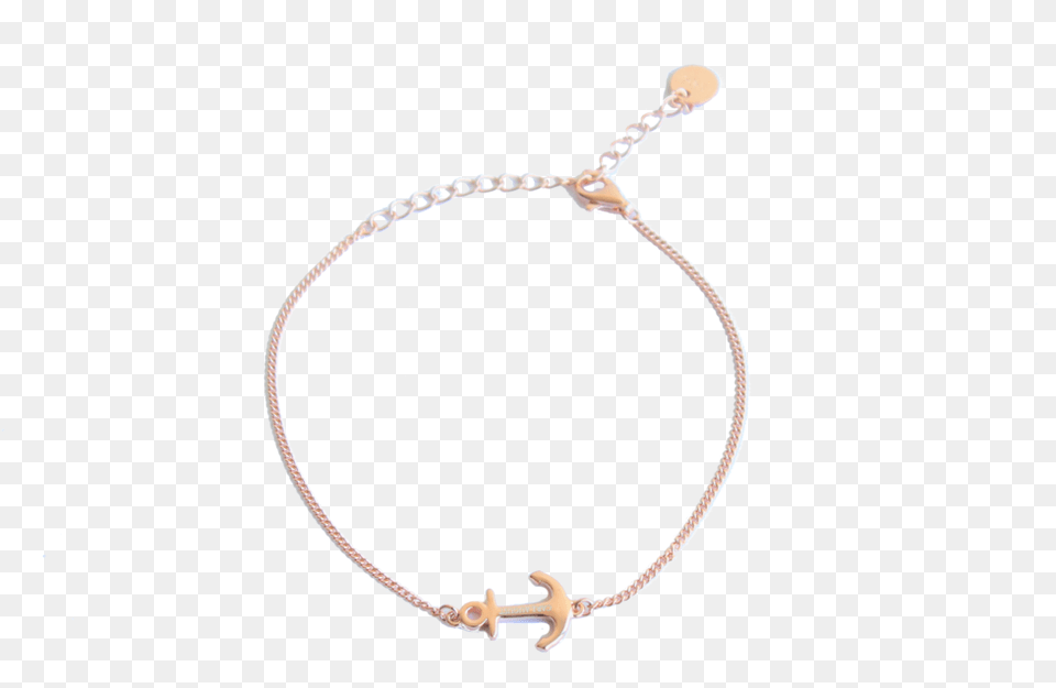 Rose Gold Anchor Bracelet Chain, Accessories, Jewelry, Diamond, Gemstone Free Transparent Png