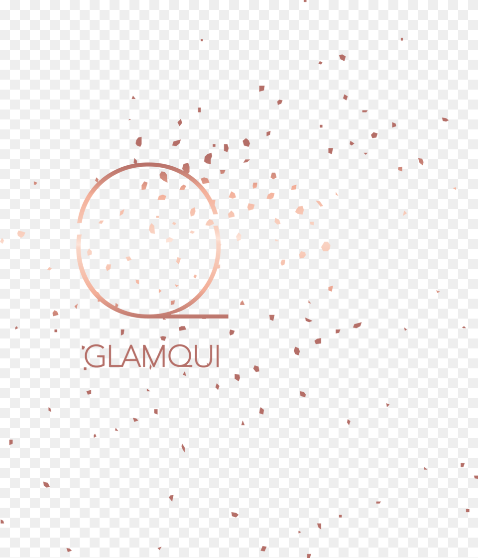 Rose Gold Brush Stroke Circle, Machine, Wheel, Paper, Confetti Free Png